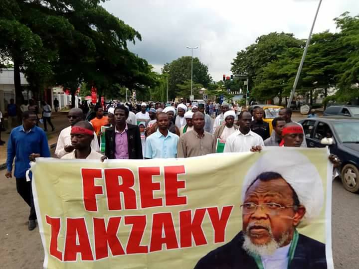 free zakzaky in abuja thurs 19th july 2018